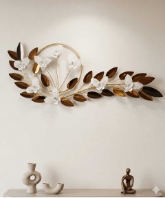 120 x 55 cm wall decor plates gold color